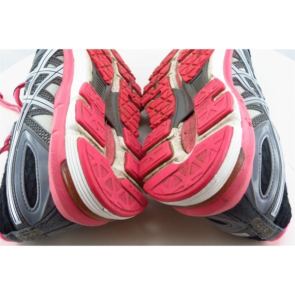 Asics Excel 33 Women Size 8 M Black Running Fabric T271n - Picture 8 of 9